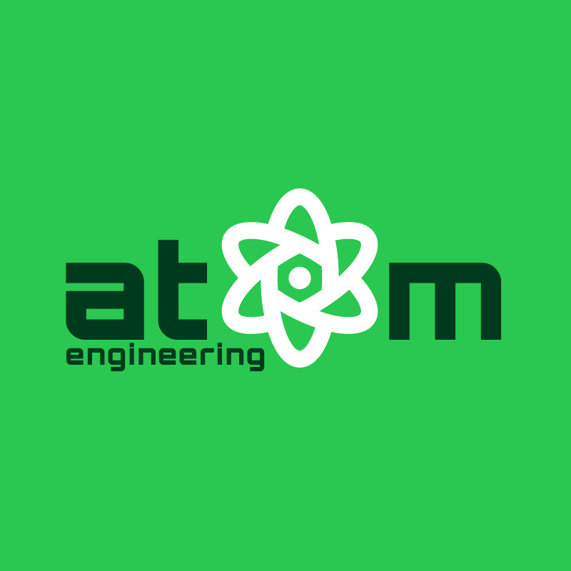 Atom Engineering – Logo Template 800x800 template