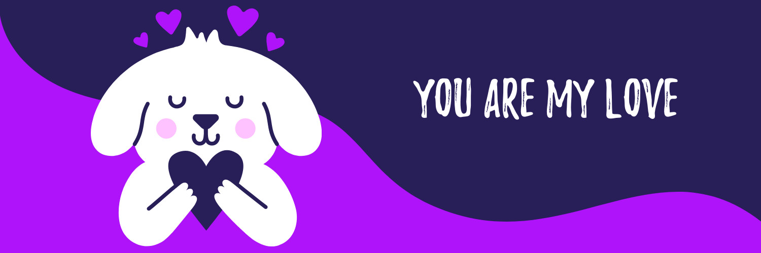Your Are My Valentine's Day Love Facebook Cover 820x360