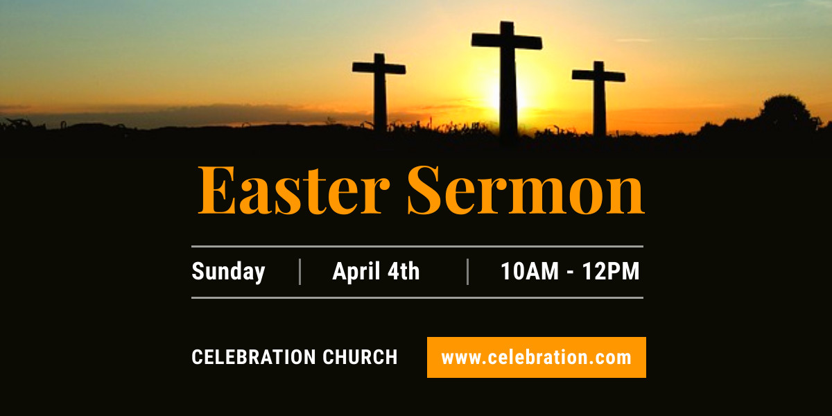 Easter Sermon Church Invitation