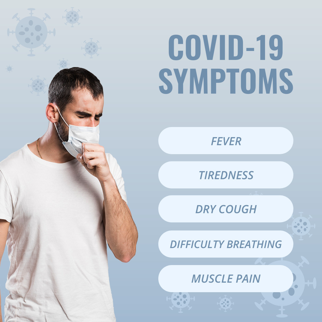 Covid19 Main Symptoms Light Blue
