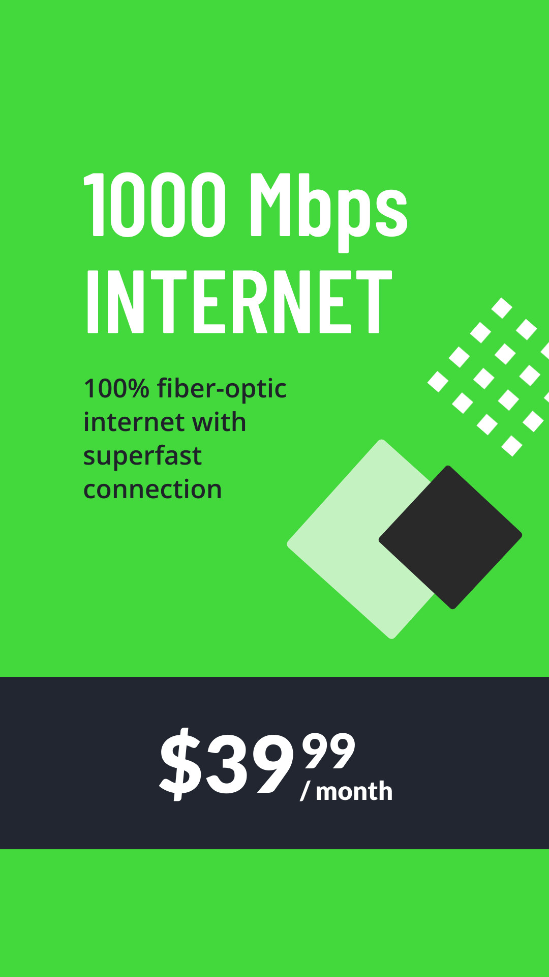 1000 Mbps Fiber Optic Internet