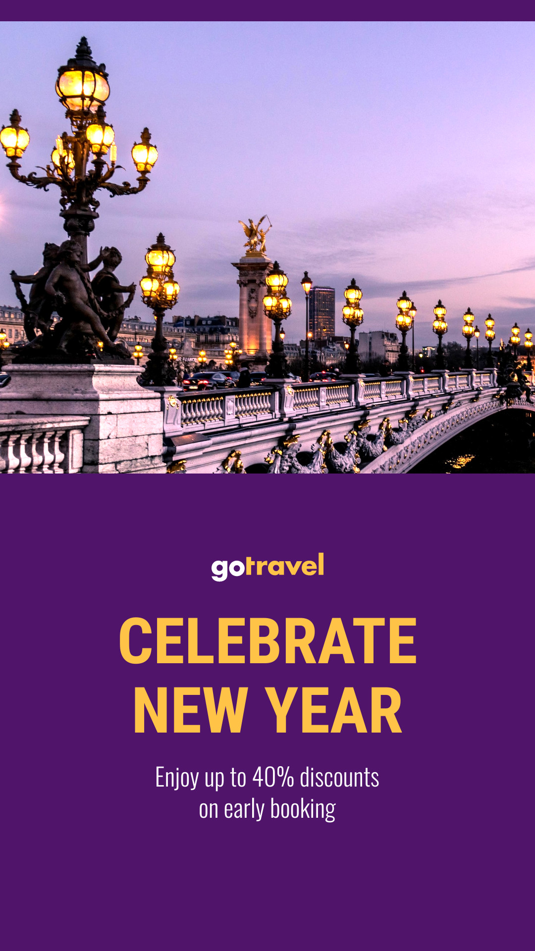 Celebrate New Year Early Booking