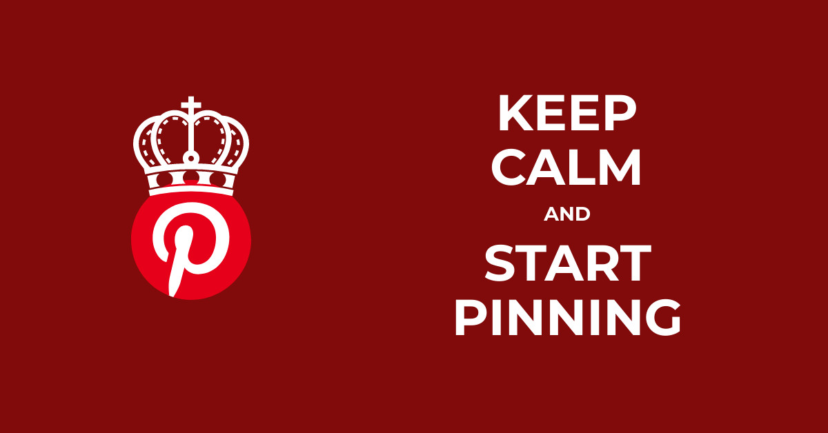 Keep Calm and Start Pinning Facebook Sponsored Message 1200x628