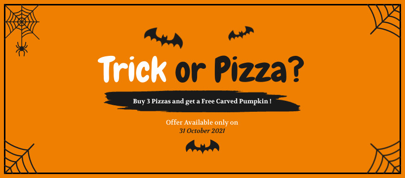 Halloween Trick or Pizza 