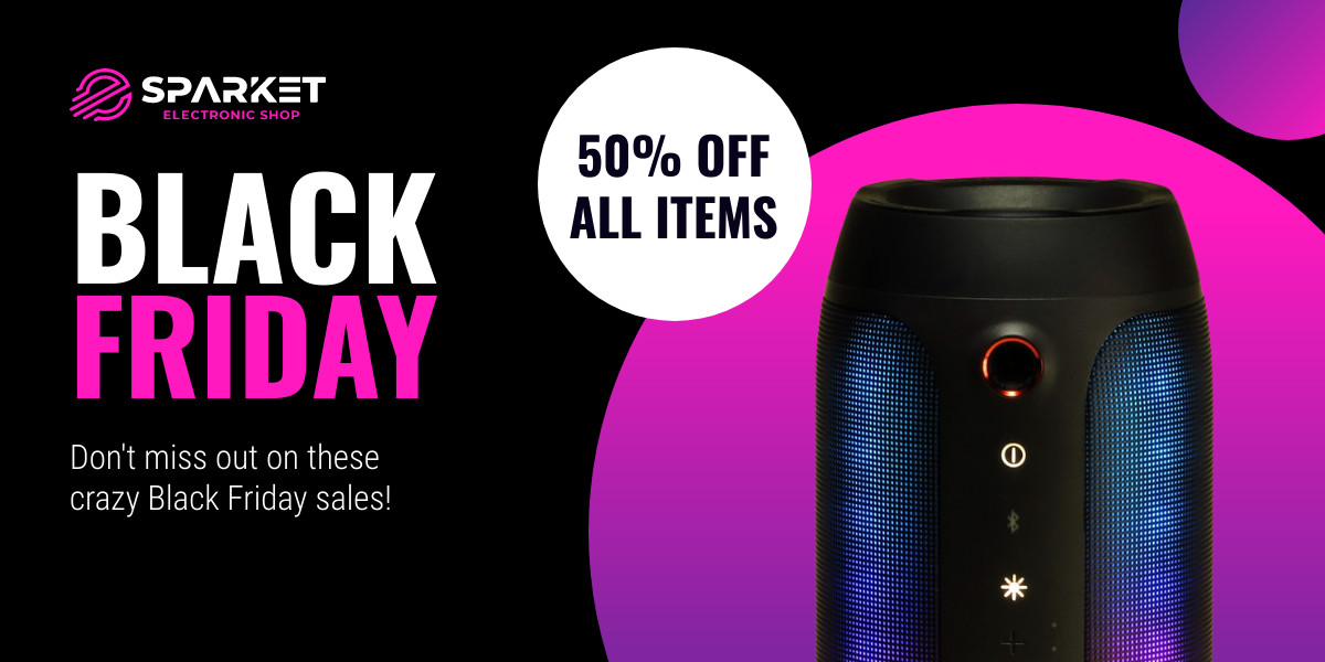 Don't Miss Out on Black Friday Sales Facebook Cover 820x360