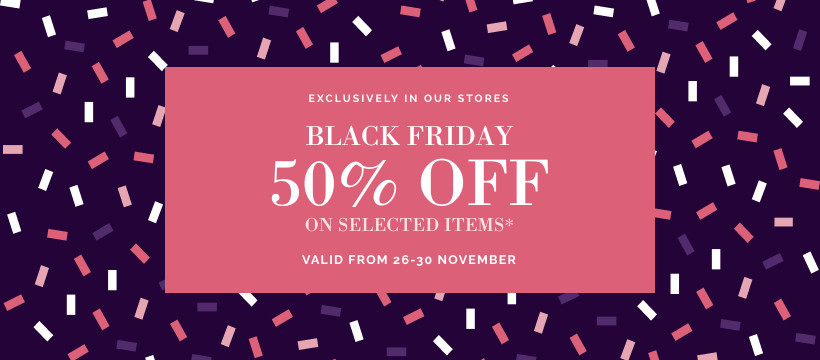 Black Friday Exclusively Pink Facebook Cover 820x360