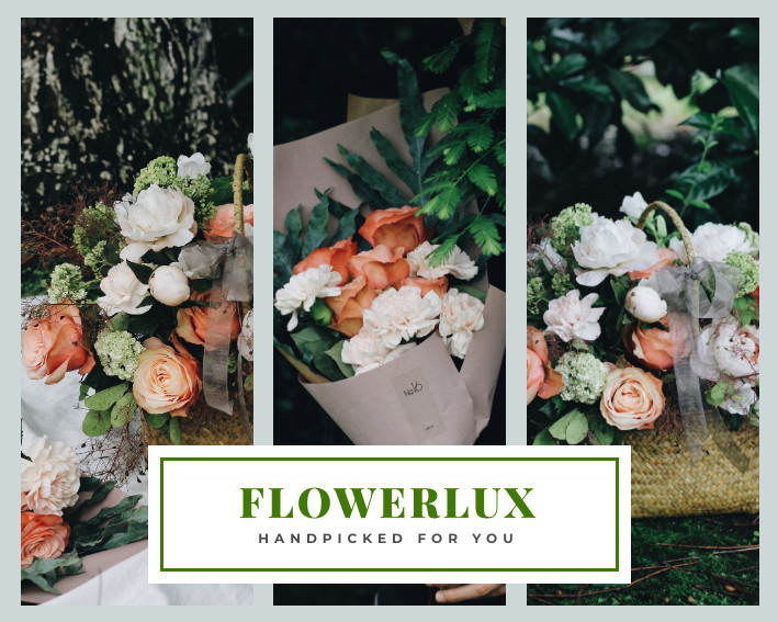 Flowerlux Handpicked – Photo Collage Template 709x567 template preview