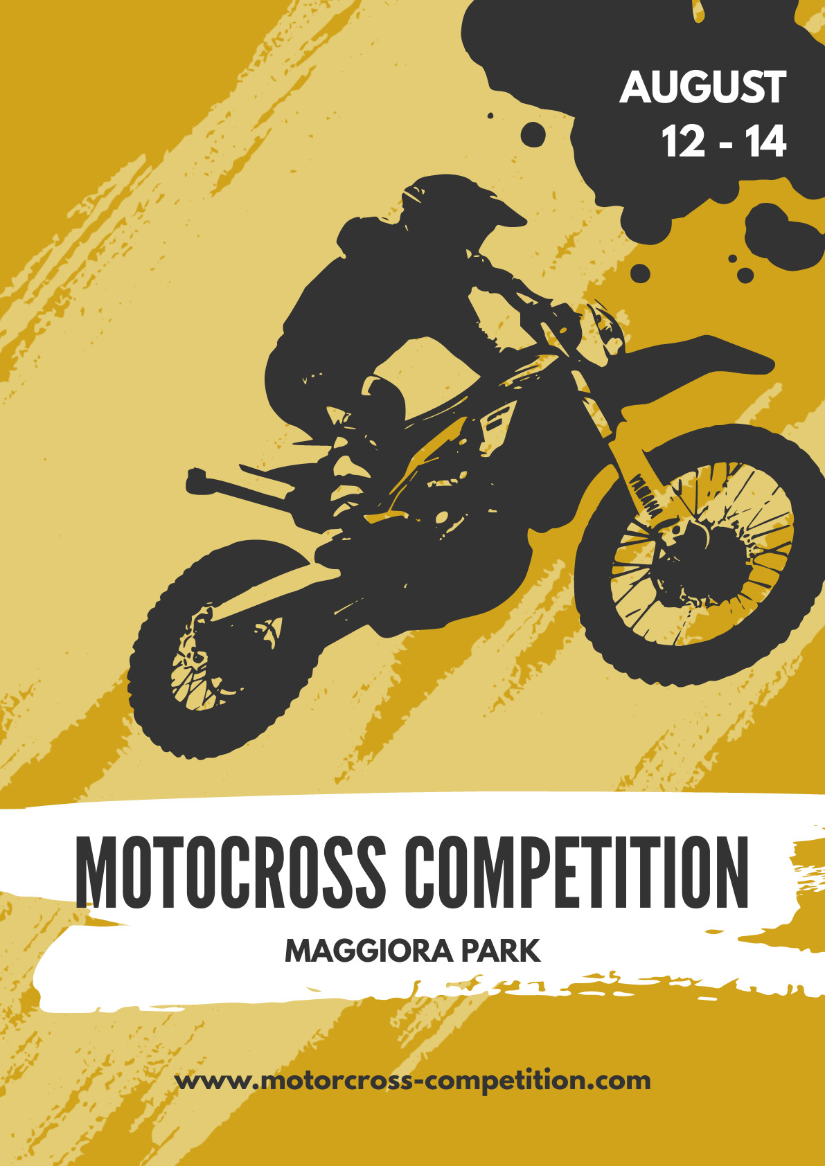 Motocross Competition Maggiora – Poster Template