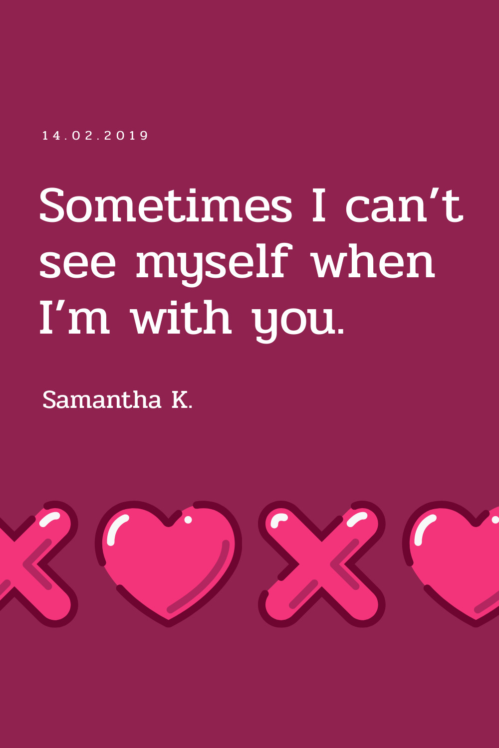 Valentine's Day I See Xoxo Facebook Cover 820x360