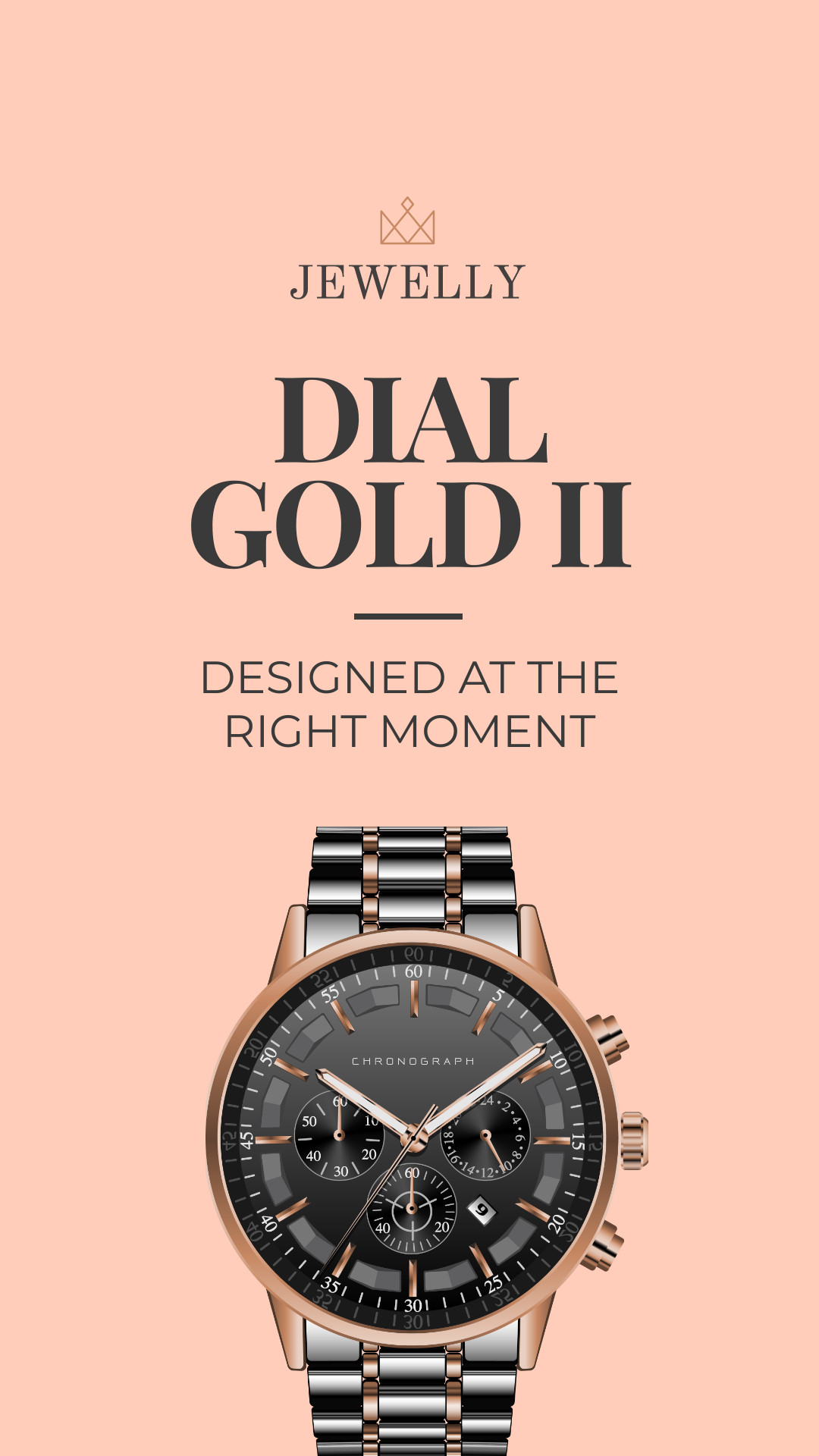 Dial Gold Elegant Watch