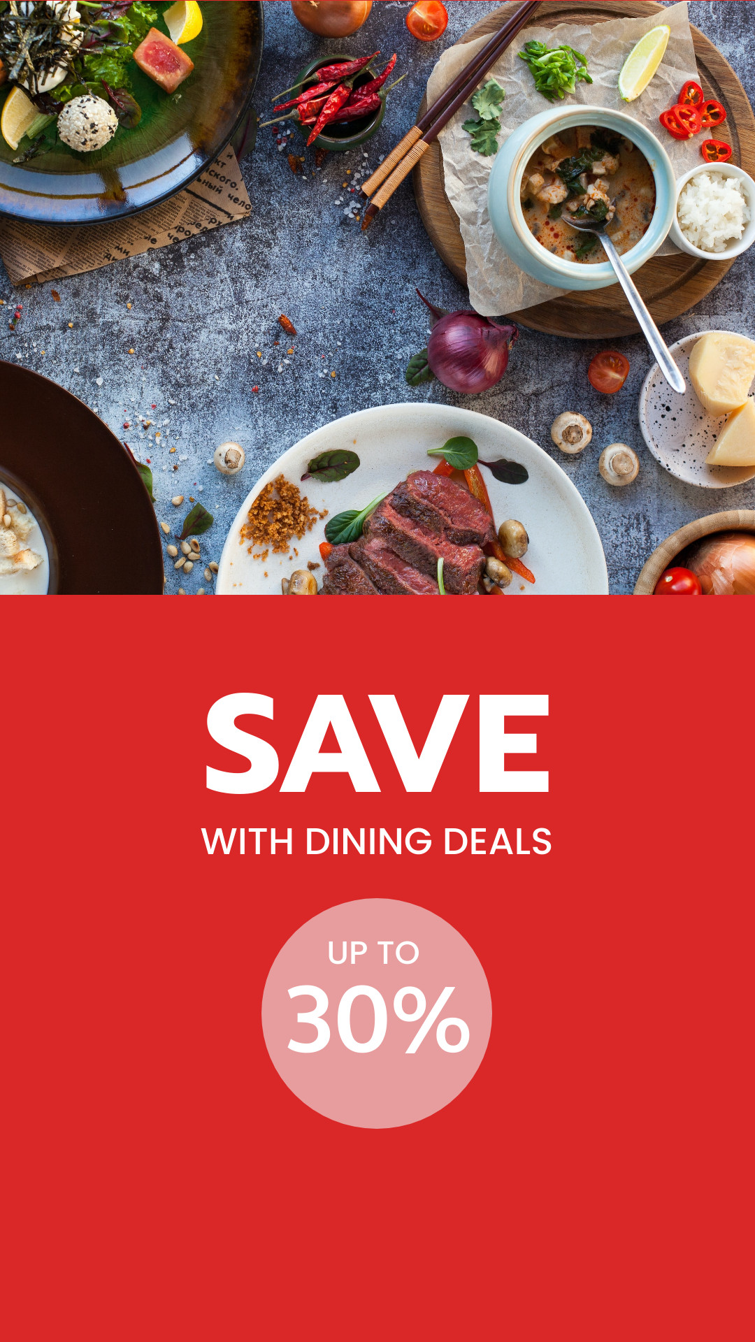 Save Money with Dining Deals  Inline Rectangle 300x250