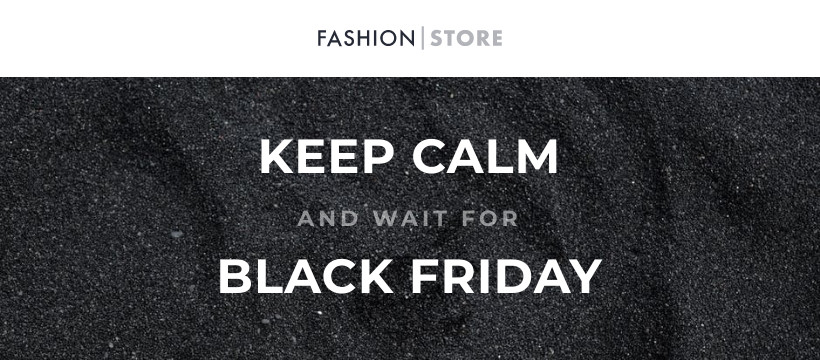 Keep Calm Black Friday Fashion