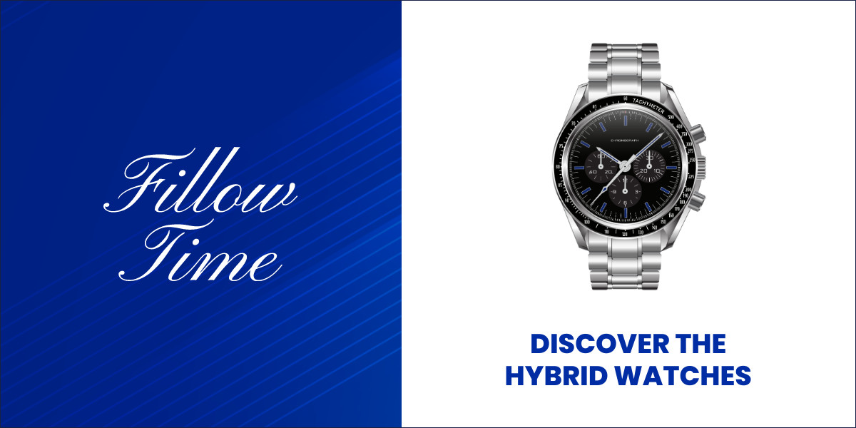 Elegant Blue Hybrid Watches