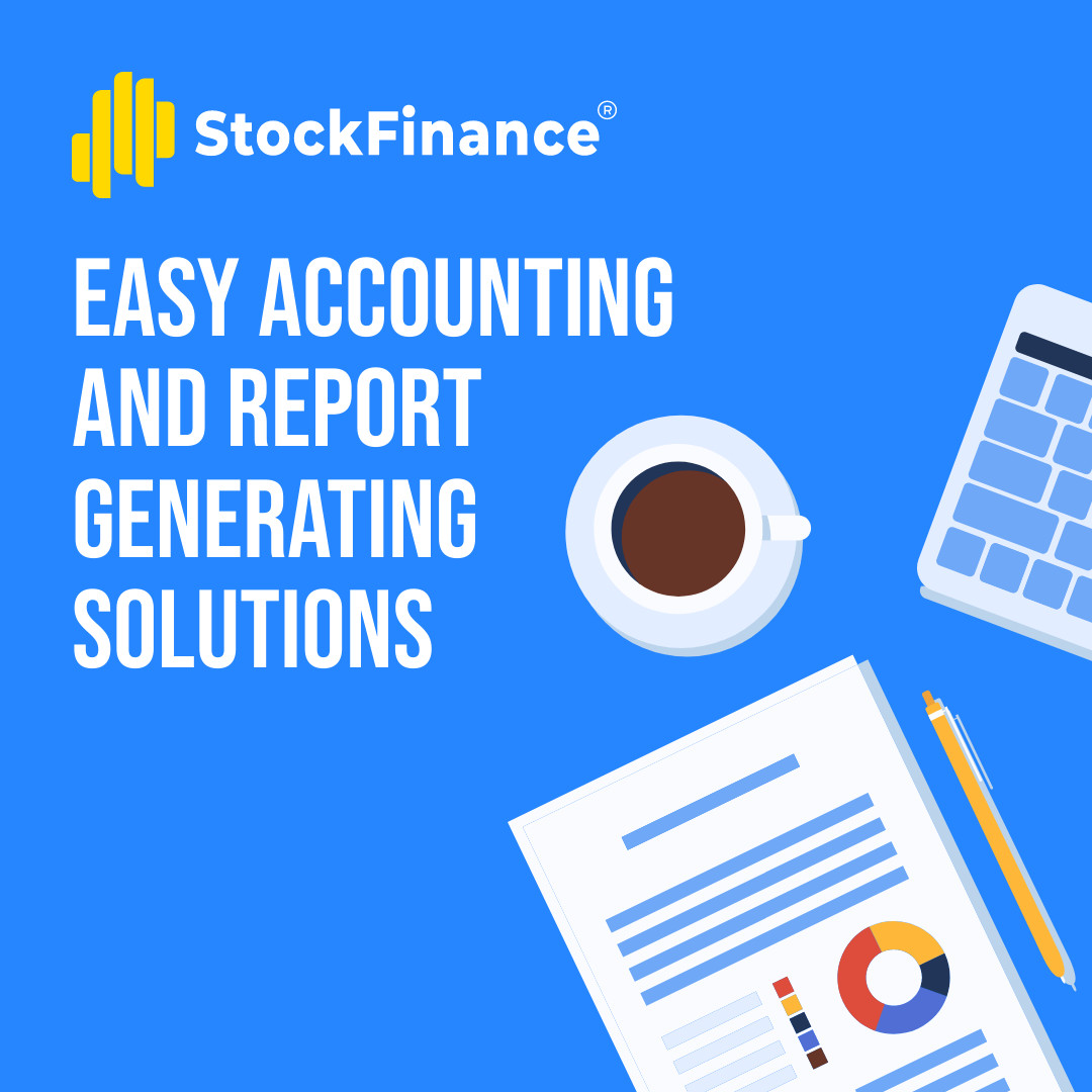 Easy Accounting and Report Generating 1080x1080 template