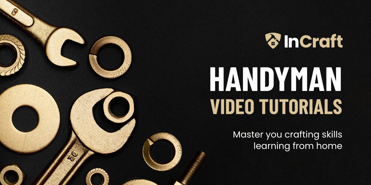 Handyman Video Tutorials Ad Template Facebook Cover 820x360