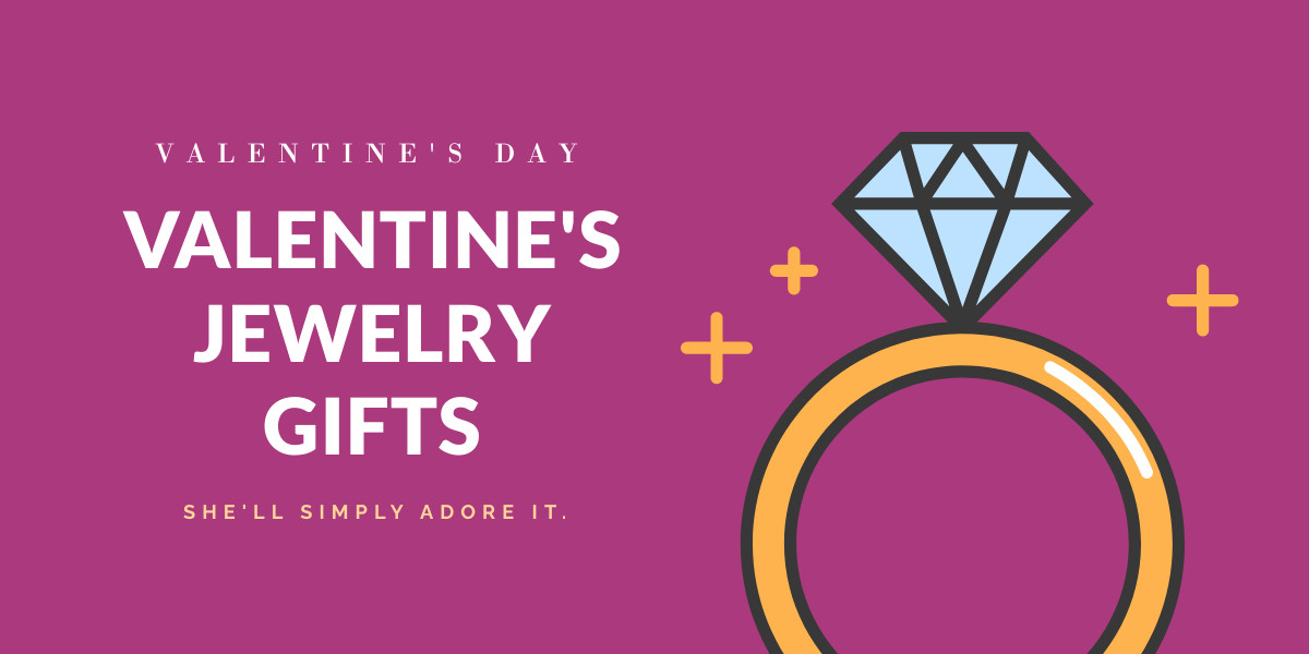Valentine's Day Jewelry Ad Template