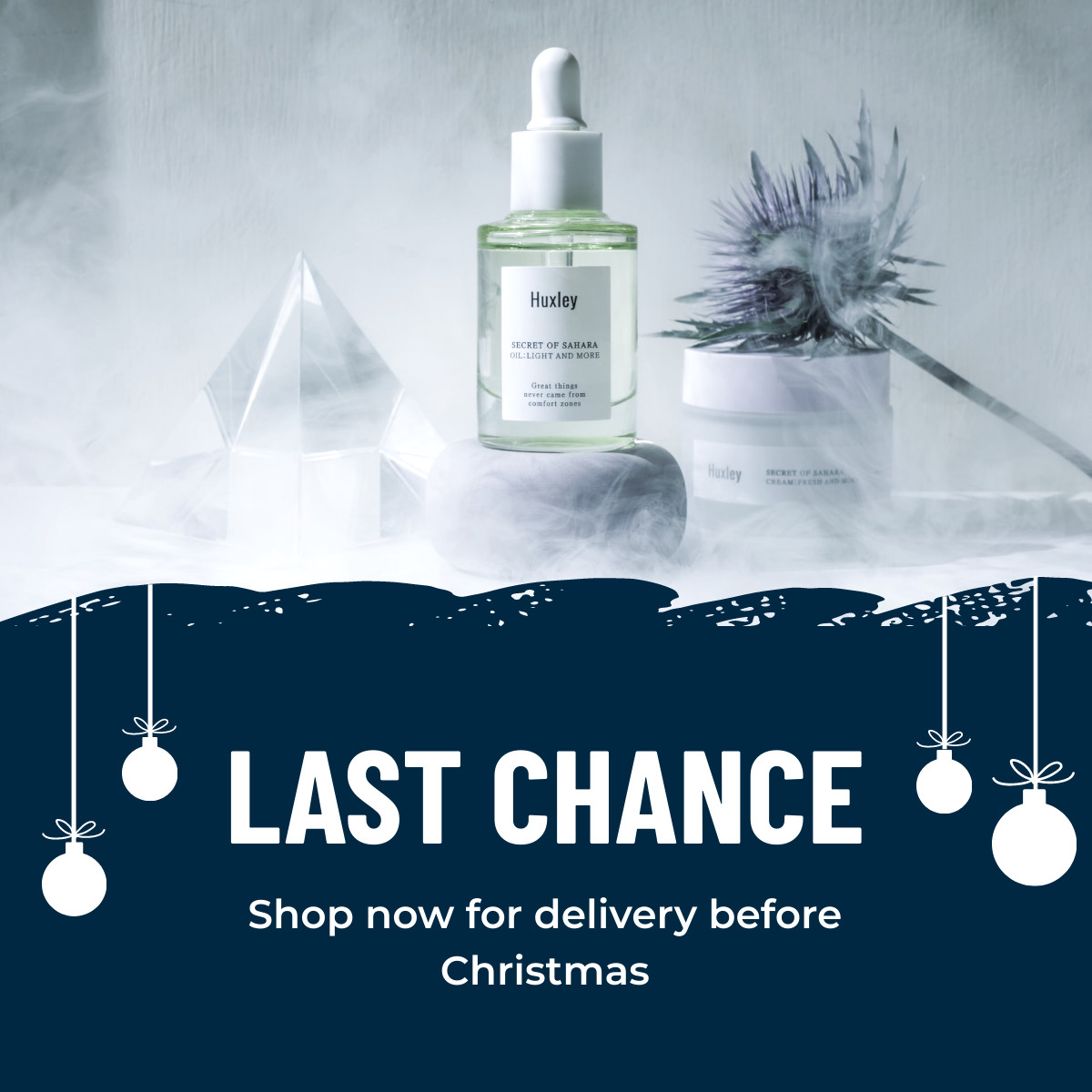 Last Chance Skin Care Christmas Responsive Square Art 1200x1200