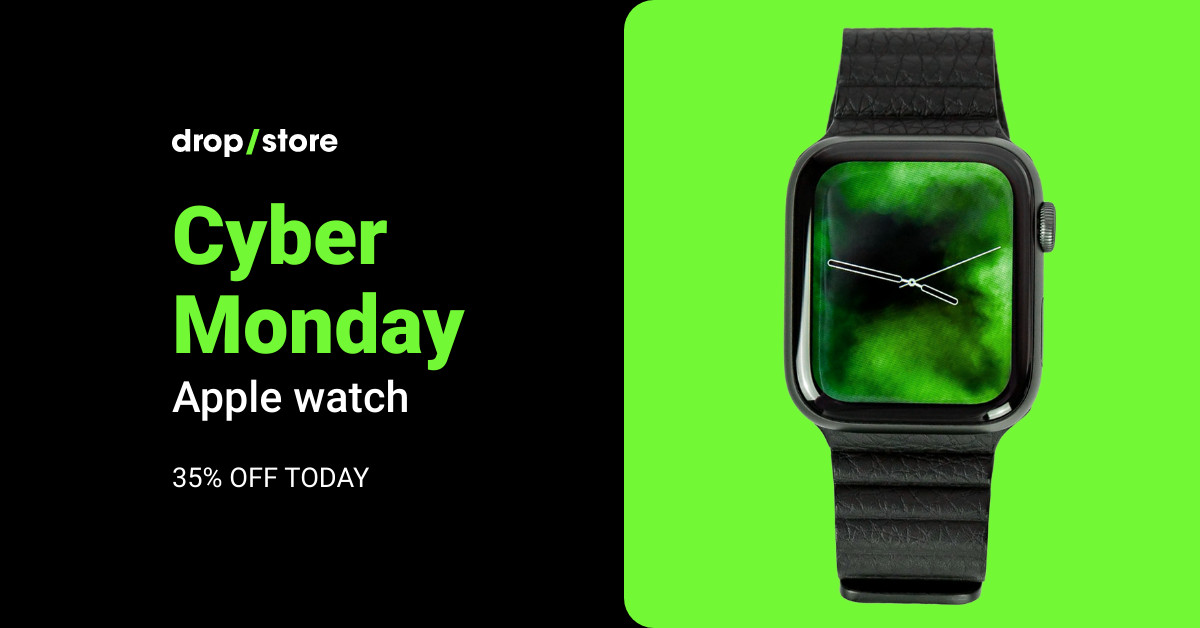 Cyber Monday Green Apple Watch