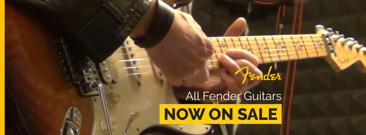 Fender Guitars On Sale Video Facebook Video Cover 1250x463