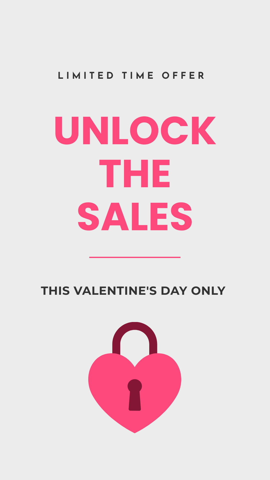 Valentine's Day Unlock Sales