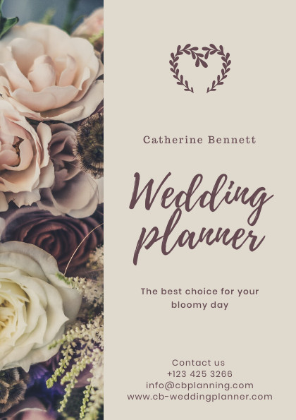 Wedding Planner Catherine – Flyer Template