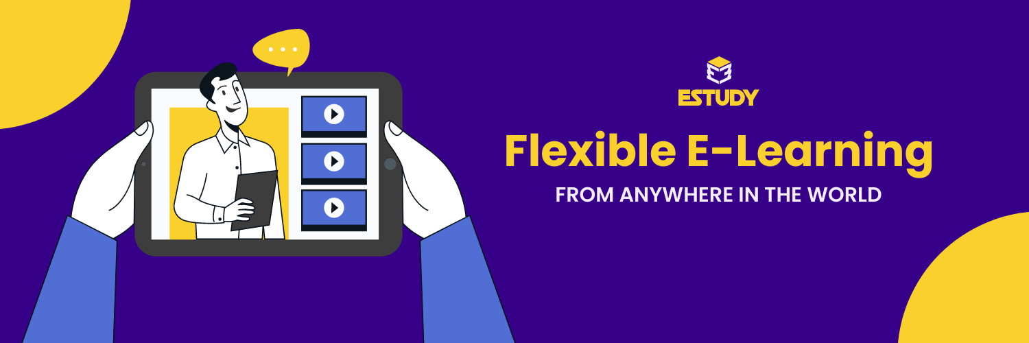 Flexible Elearning From Anywhere Facebook Cover 820x360