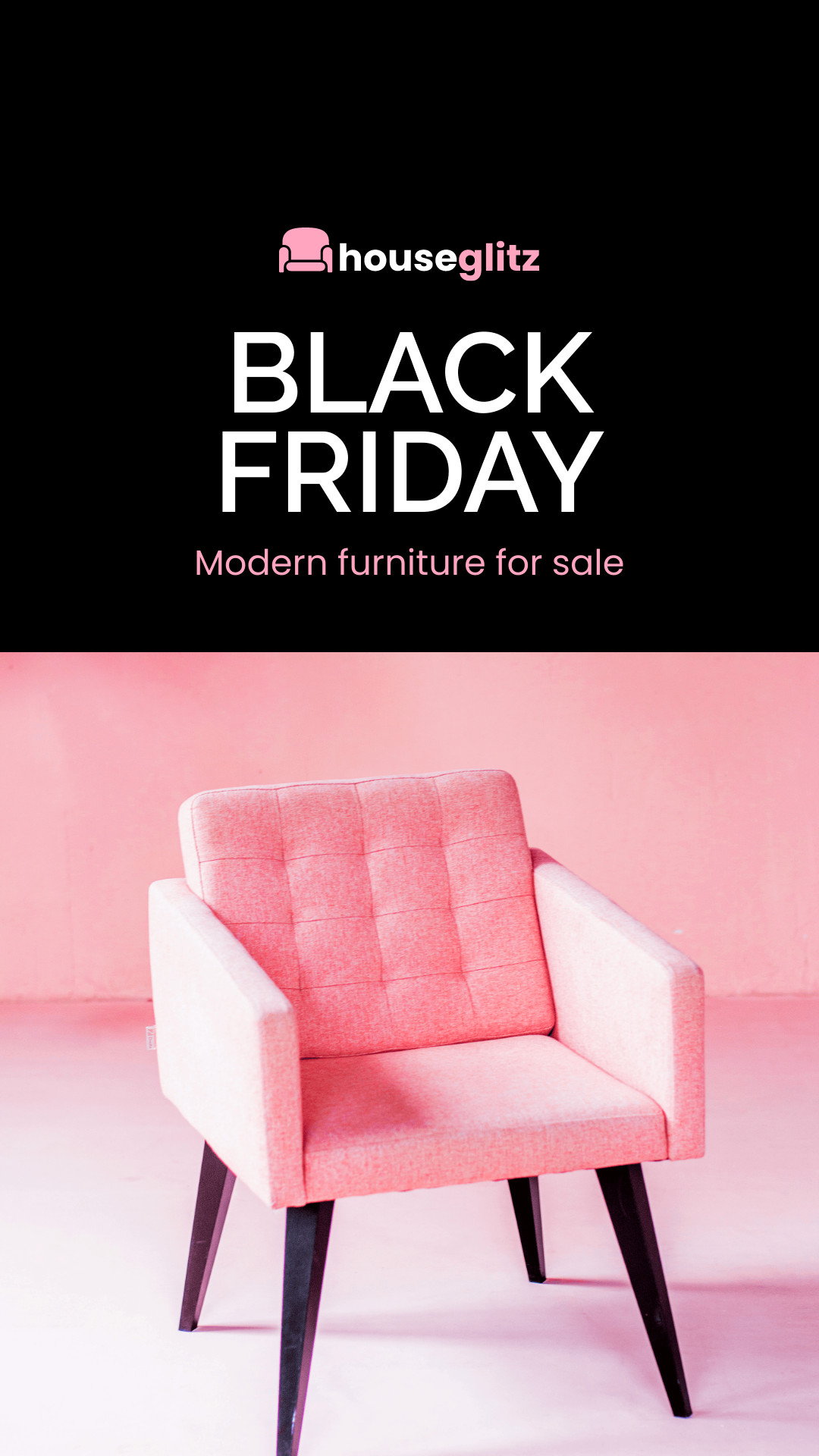 Black Friday Modern Pink Furniture Sale