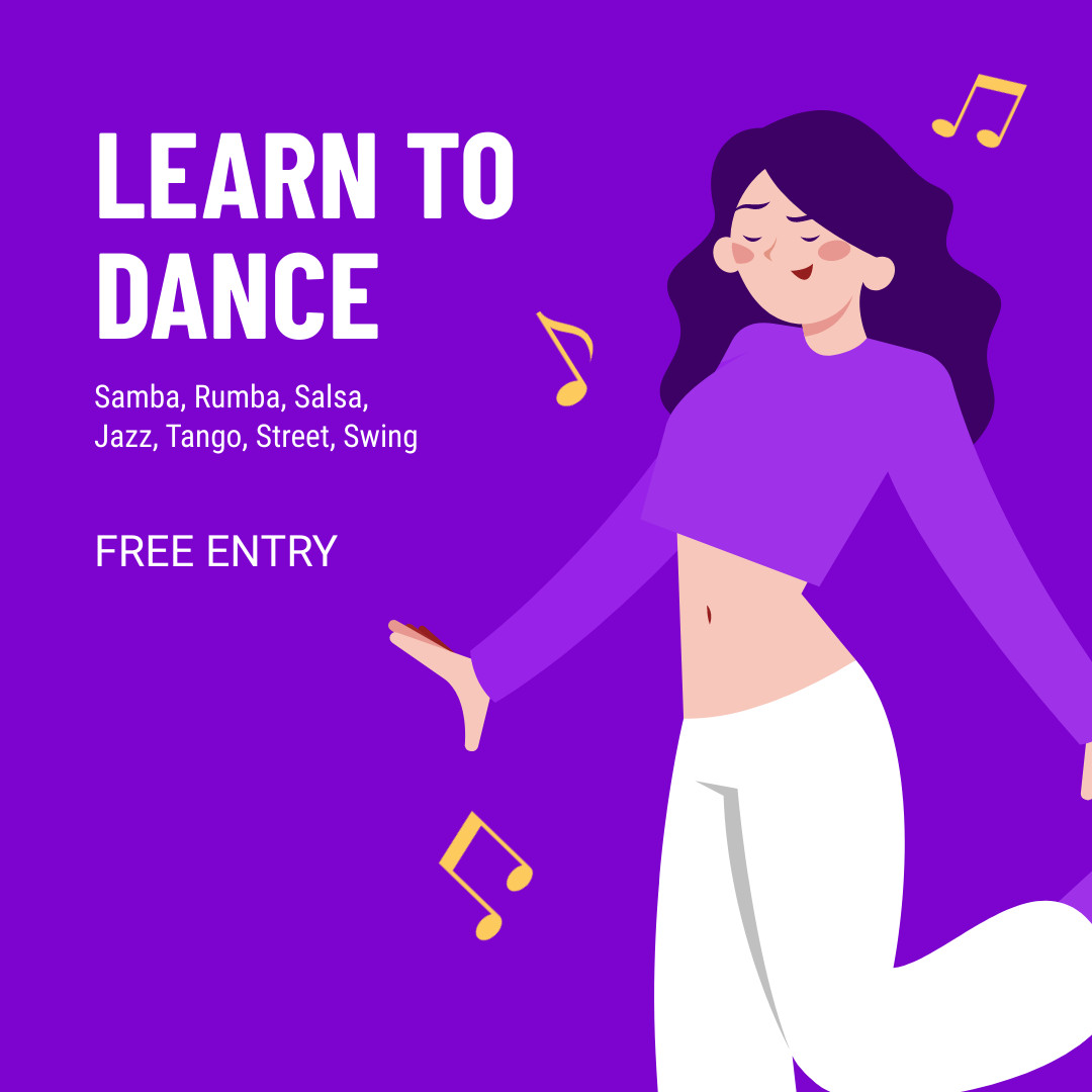 Learn to Dance with Free Entry Inline Rectangle 300x250