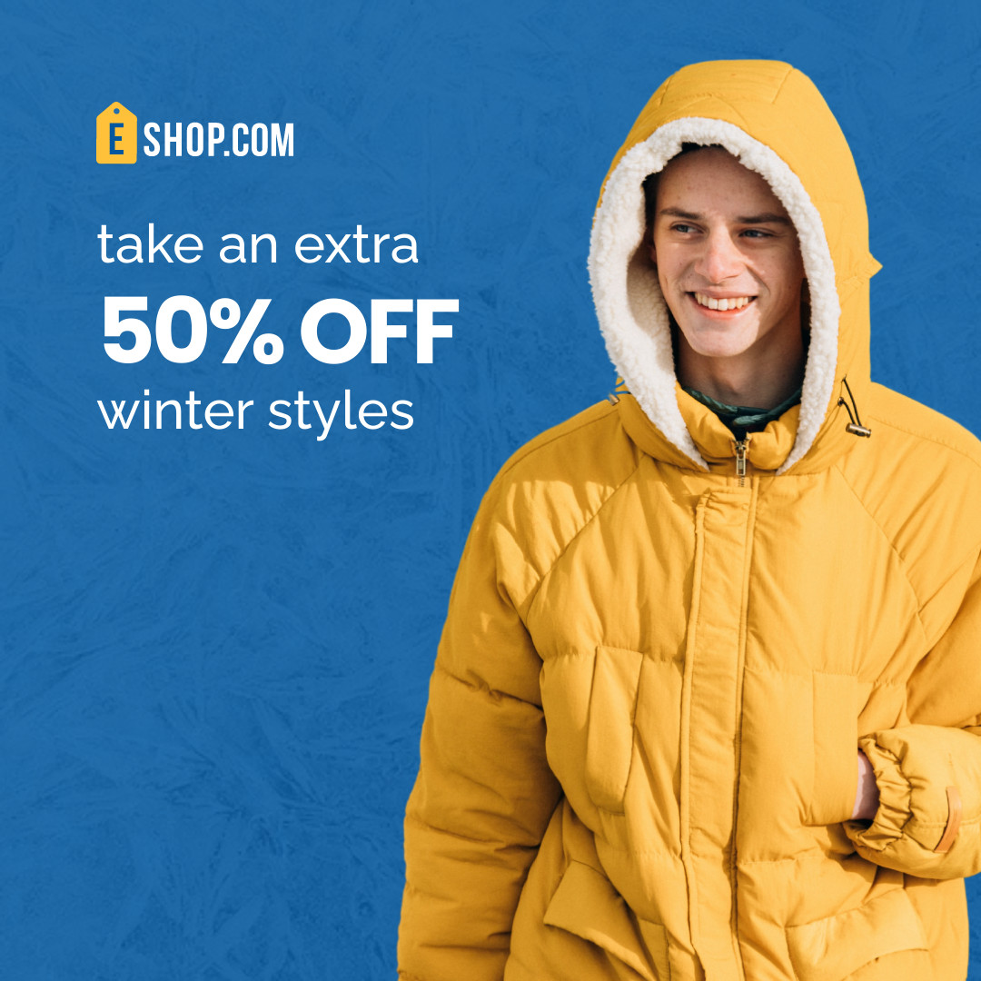 Winter Style Extra Promo  1080x1080 template