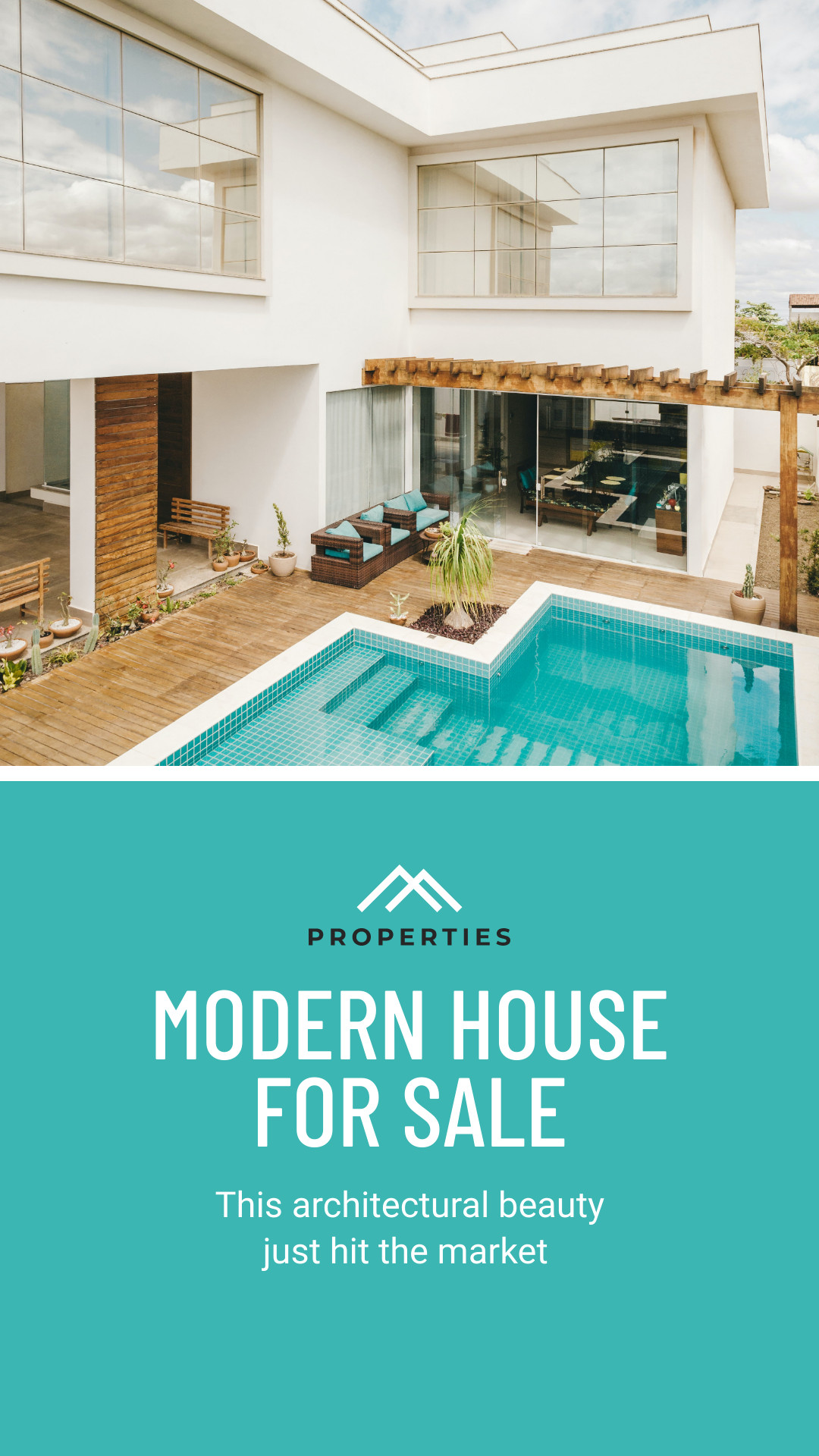 Modern House with Pool for Sale Inline Rectangle 300x250