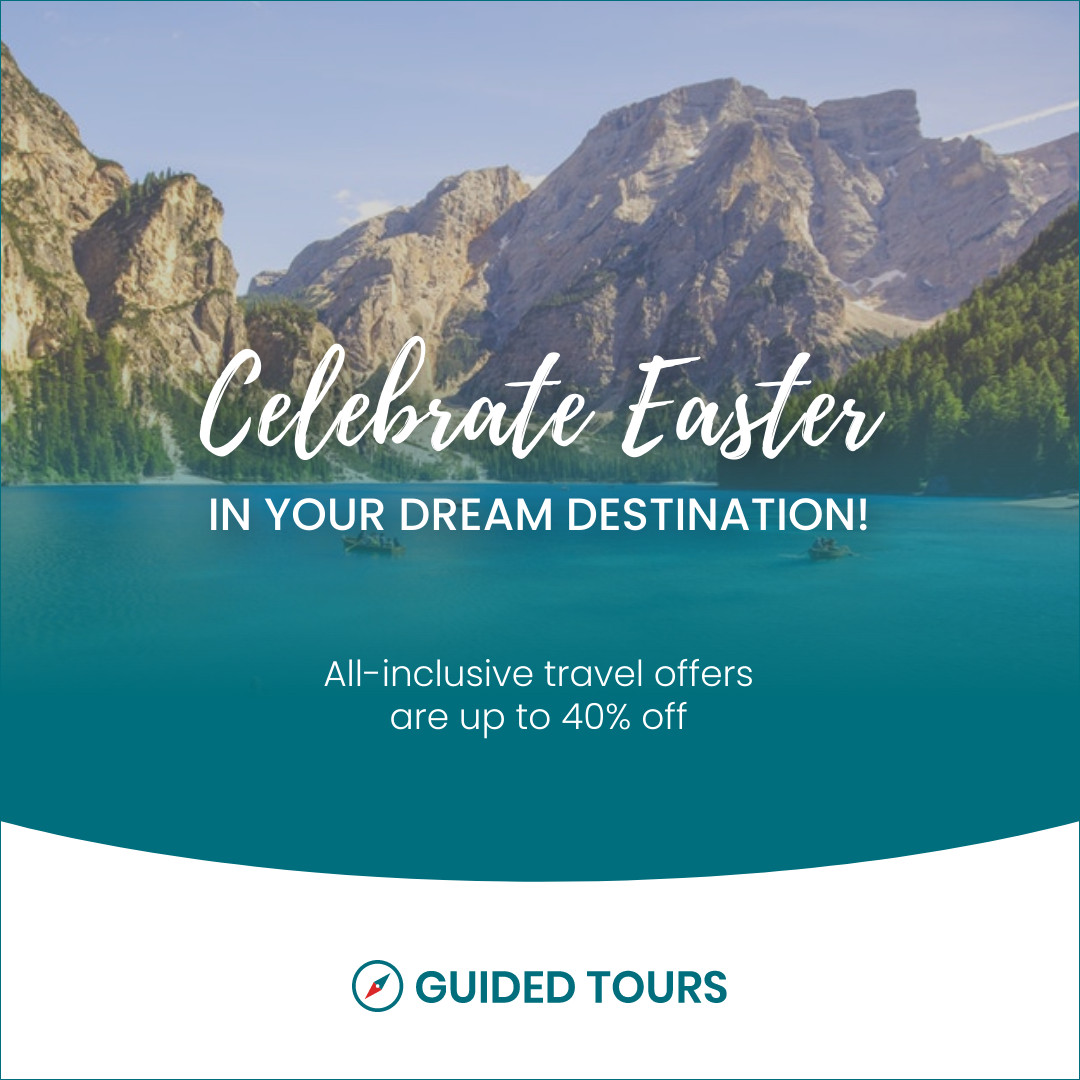 Celebrate Easter Dream Destination 1080x1080 template preview
