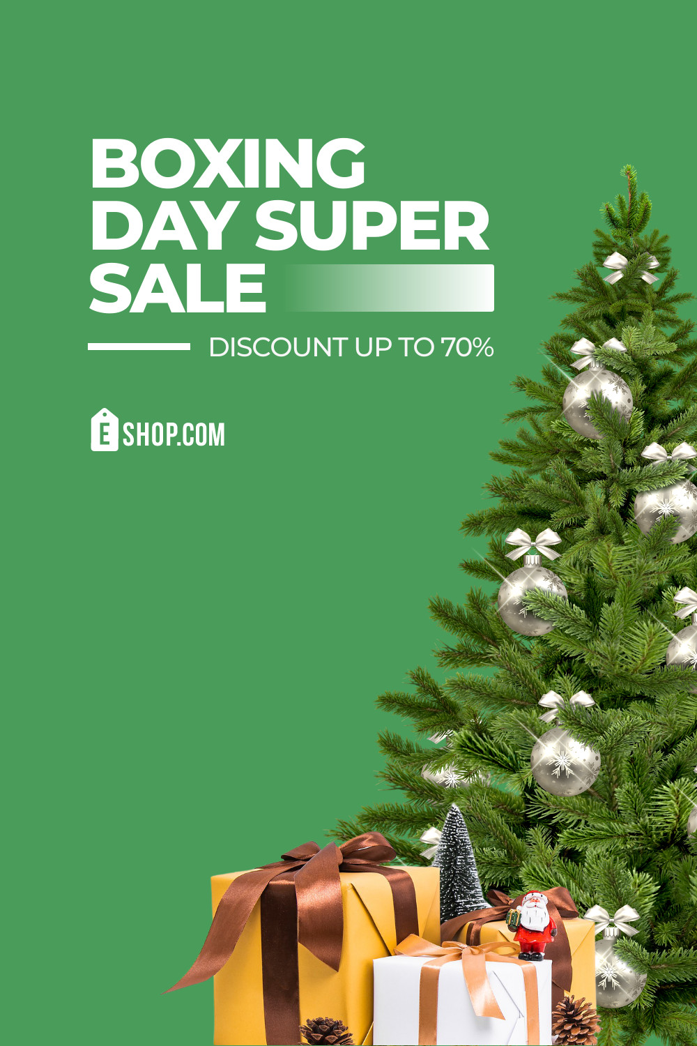 Boxing Day Super Green Sale Facebook Cover 820x360
