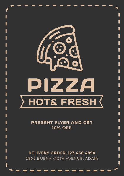 Pizza Hot Fresh – Flyer Template 420x595