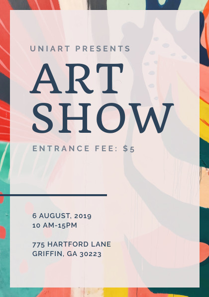 Uniart Art Show – Flyer Template 420x595