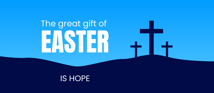 Gift of Easter is Hope Facebook Cover 820x360