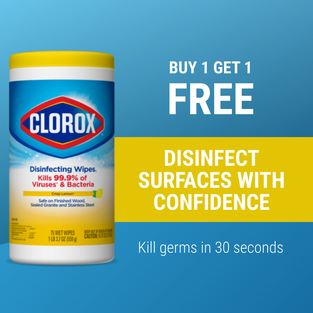 Clorox Kill Germs Bogo Deal