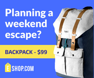 Backpack Deal for Weekend Escape  Inline Rectangle 300x250