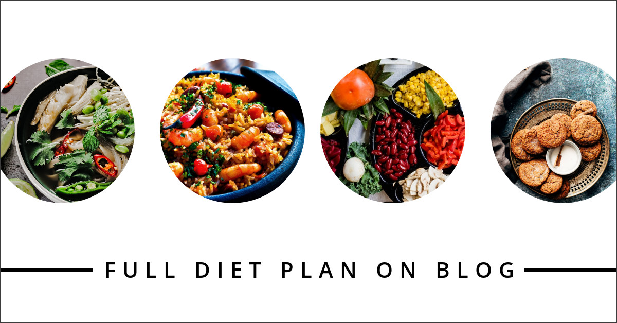 Full Diet Plan - Blog and lifestyle Facebook Sponsored Message 1200x628