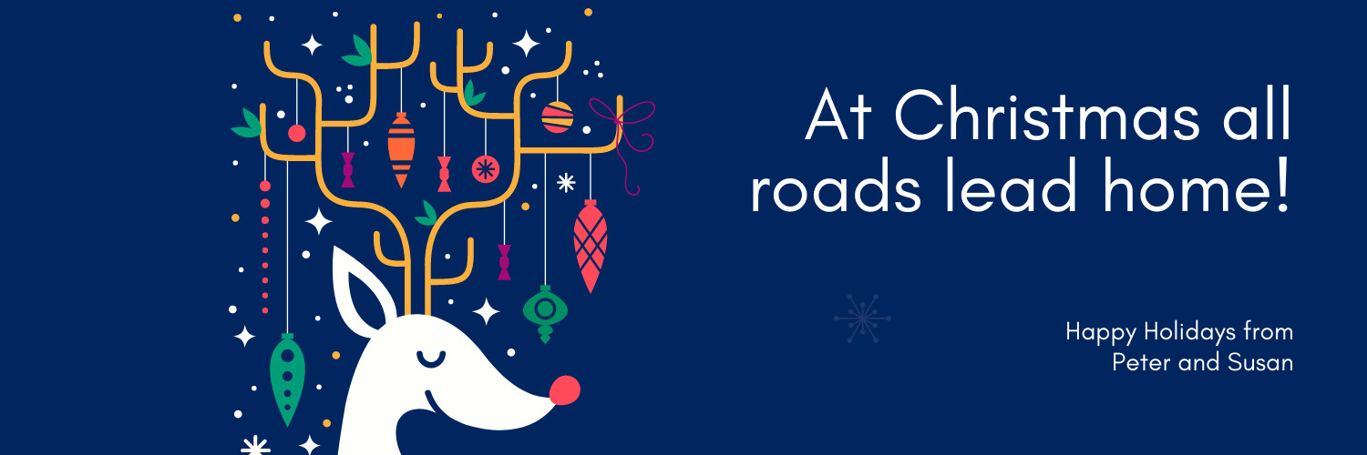 Christmas Reindeer Road 