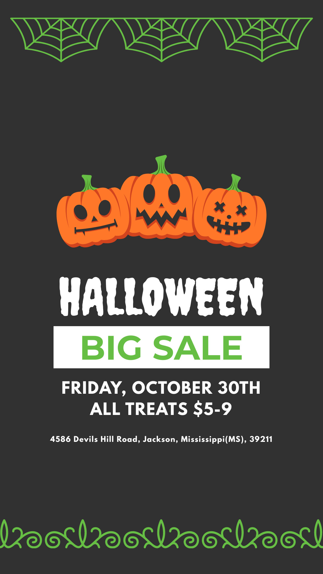 Halloween Big Sale Pumpkin