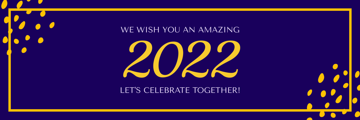 Celebrate Amazing 2022 Together Facebook Cover 820x360