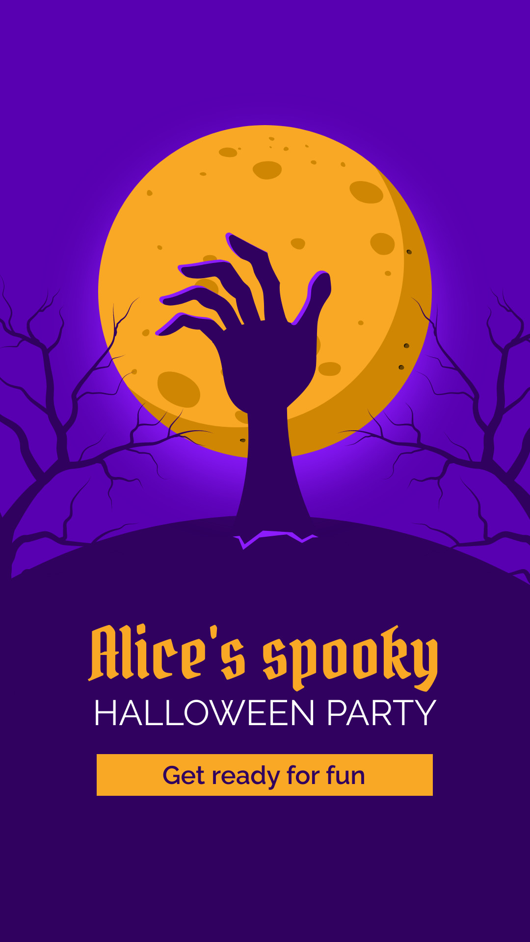 Halloween Party Ad Template Facebook Cover 820x360