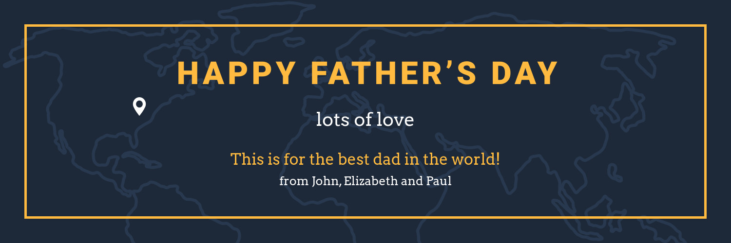 Father's Day - Facebook Post Template 