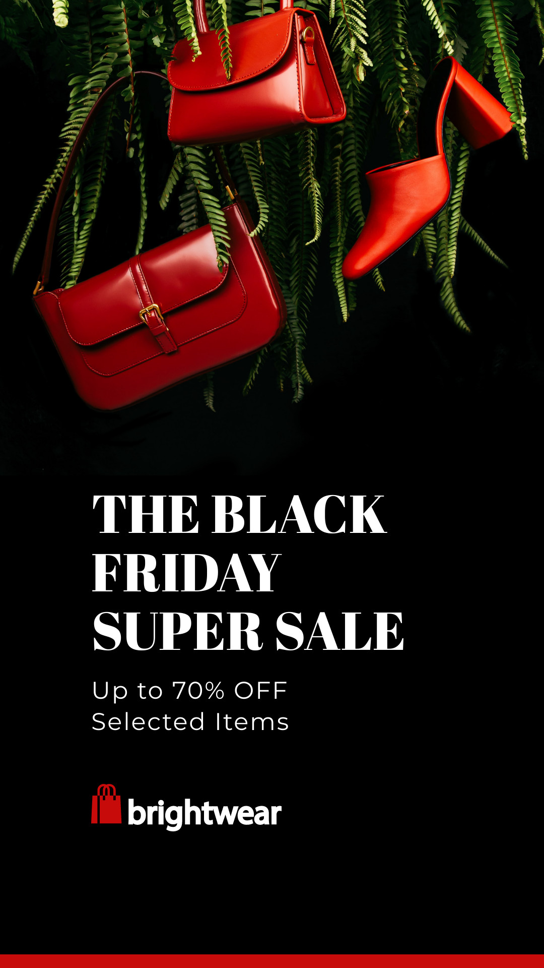 Red Handbag Black Friday Sale