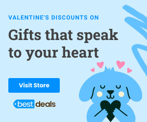 Blue Valentine's Day Gifts that Speak Inline Rectangle 300x250