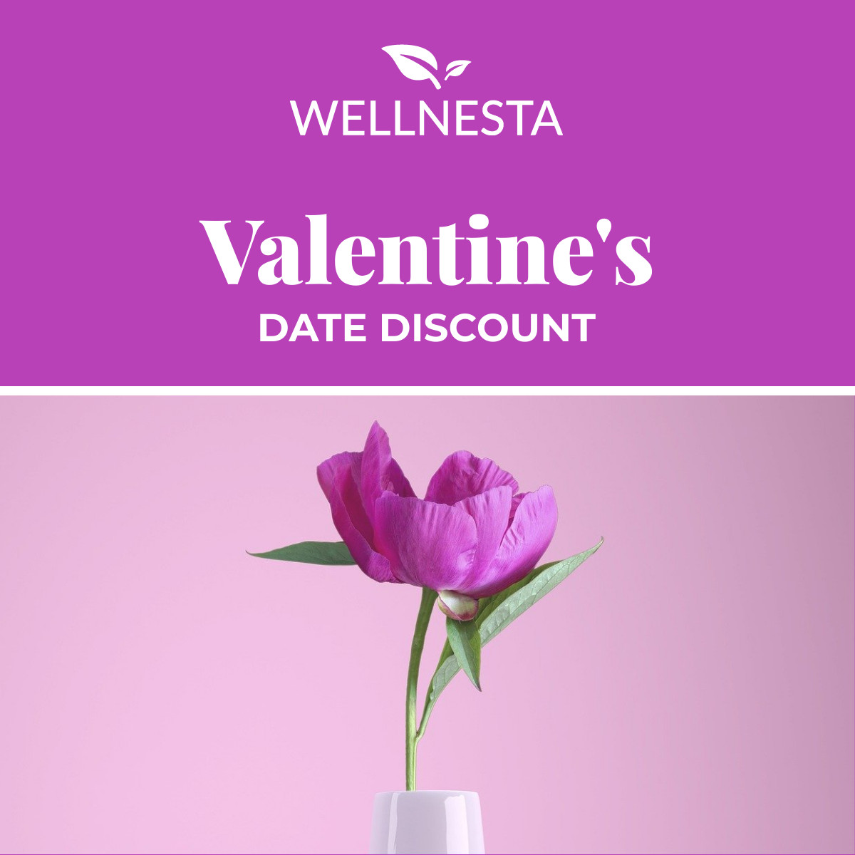 Valentine's Day Purple Date Discount 