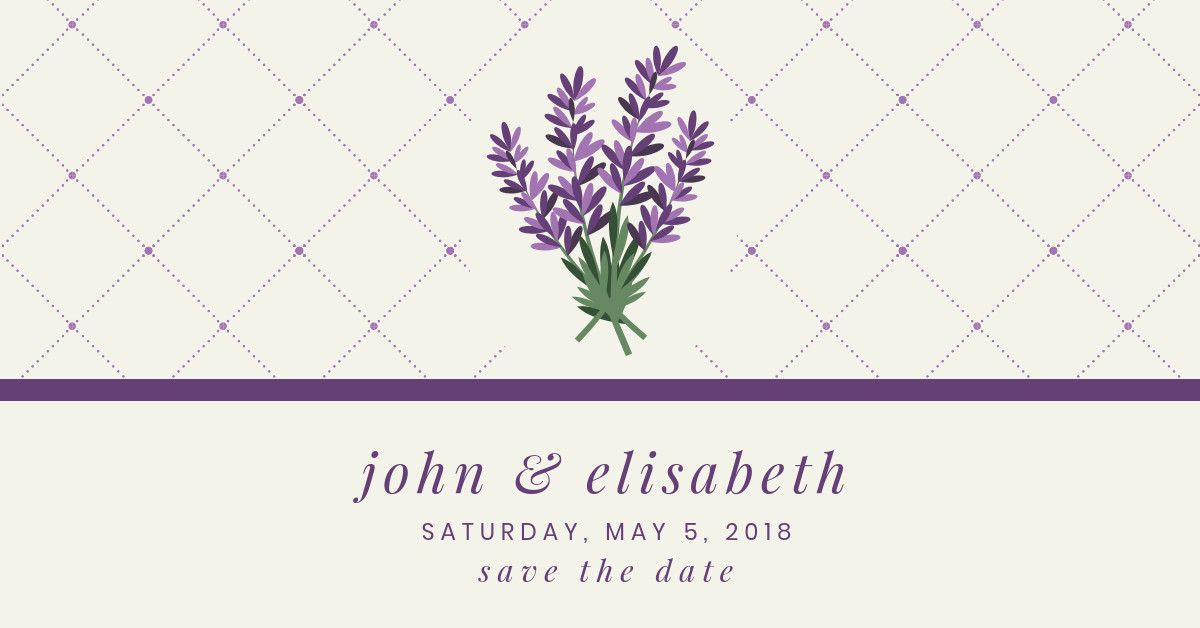 Save the date Facebook Sponsored Message 1200x628