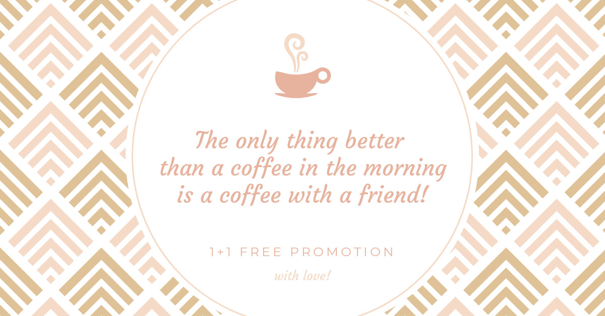 Coffee Shop Promotion Facebook Sponsored Message 1200x628