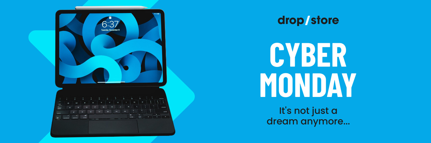 Cyber Monday Blue Laptop Dream