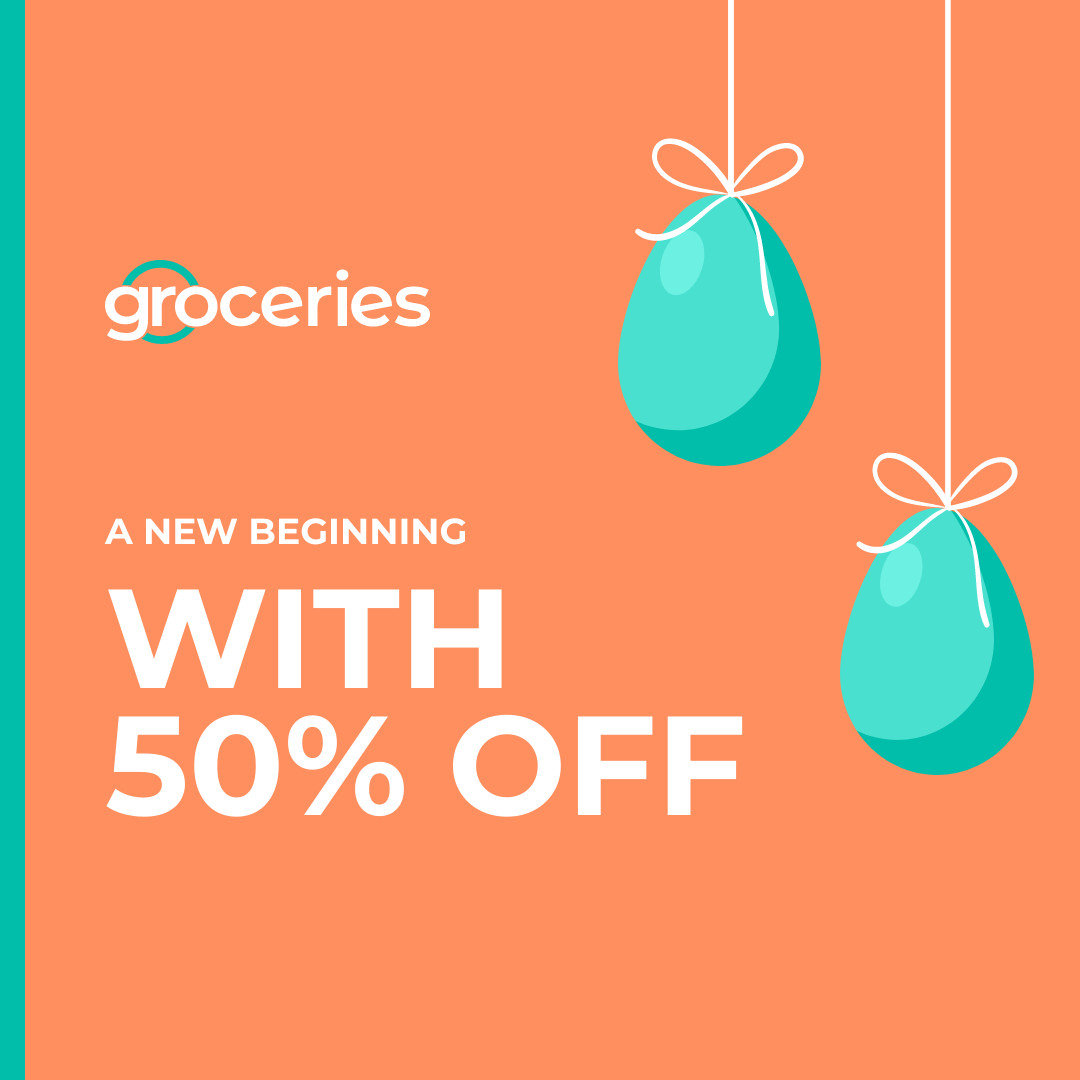 New Beginning with Easter Promo 1080x1080 template